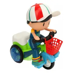 GENERICO - Bicicleta Infantil Eléctrica con Luz y Sonido Divertido