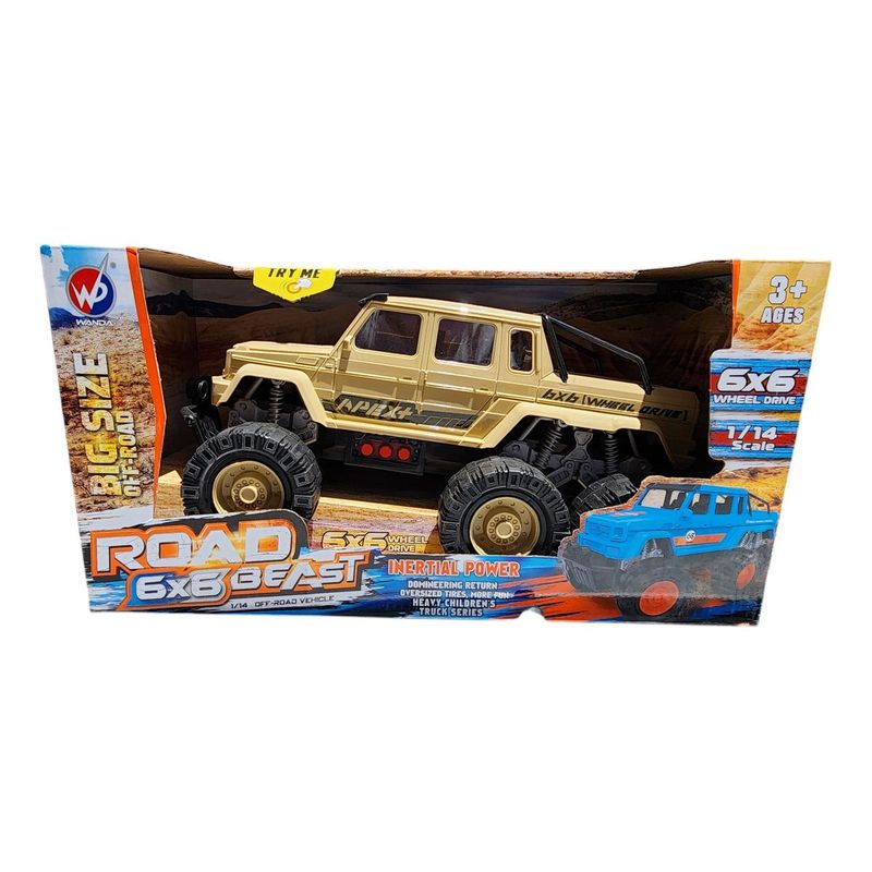 GENERICO - Camioneta 6x6 con luces y sonido para niños a partir de 3 meses