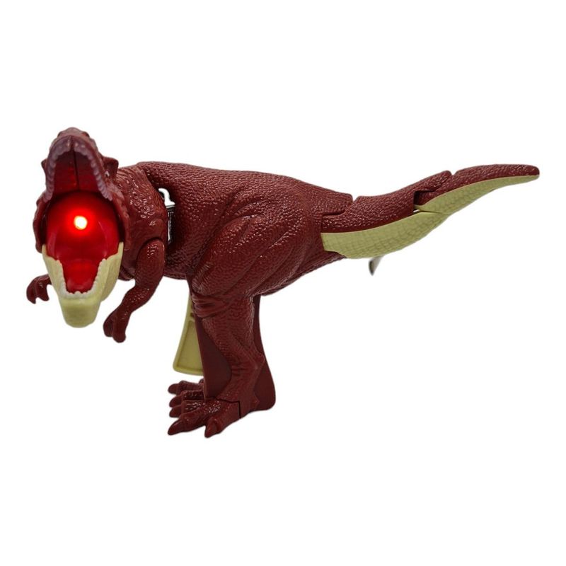 GENERICO - Dinosaurio Rojo Interactivo con Luz y Sonido Divertido