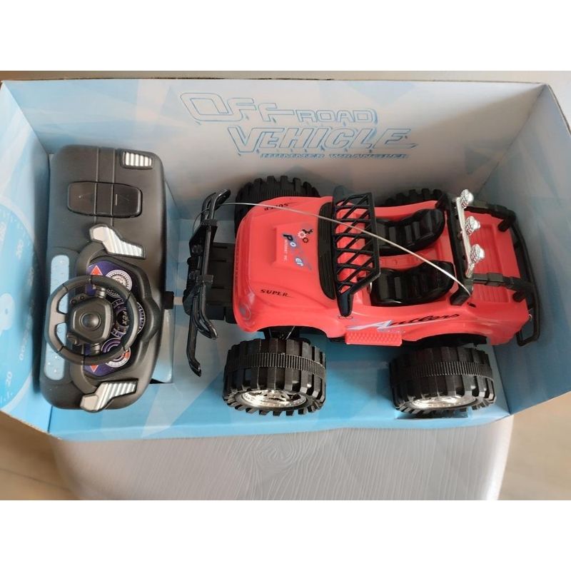 GENERICO - Buggy Rojo a Control Remoto para Niños de 3 a 12 Años