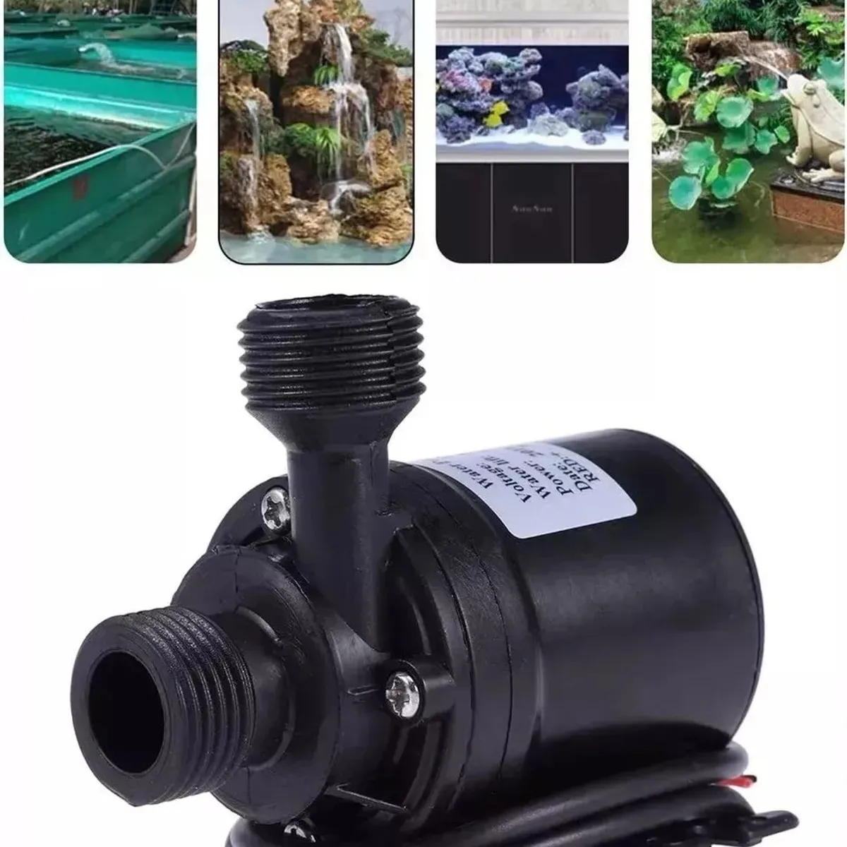 MUNDO MAGIA - Bomba De Agua Sumergible Mini Dc 12v Lift 5m 800lh