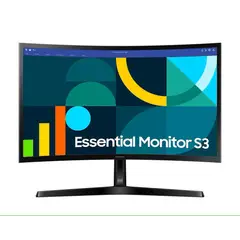 SAMSUNG - Monitor Curvo 24FHD VGA HDMI100 HZ  LS24D366GALXZS