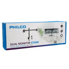 PHILCO - SOPORTE MONITOR DOBLE PARA MESA 13 A 32 OPEN BOX