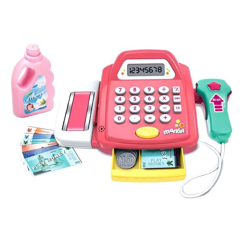 GENERICO - Caja Registradora Infantil con Luces y Sonidos Divertidos