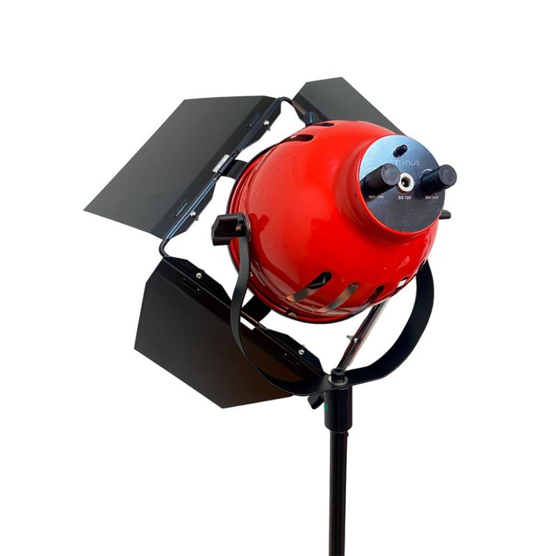 GENERICO - Iluminus Redhead Bicolor Luz Led 50W Con Dimmer y Barndoor