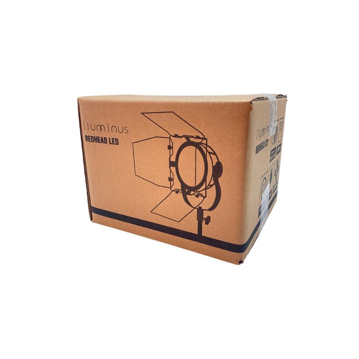 GENERICO - Iluminus Redhead Bicolor Luz Led 50W Con Dimmer y Barndoor