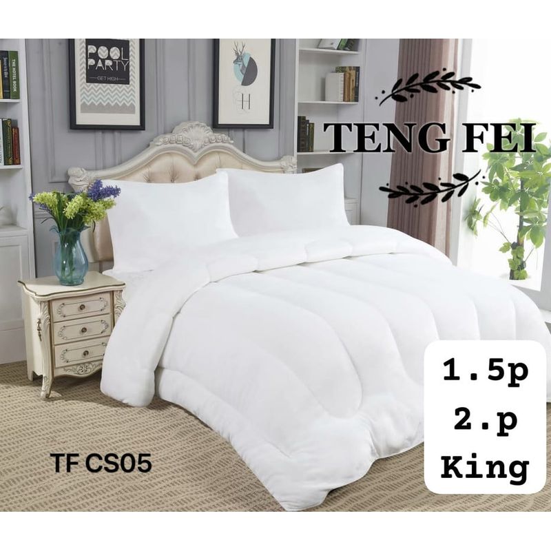 ANGELES DEL HOGAR - Cobertor Plush Con Chiporro Ten Fei King Blanco
