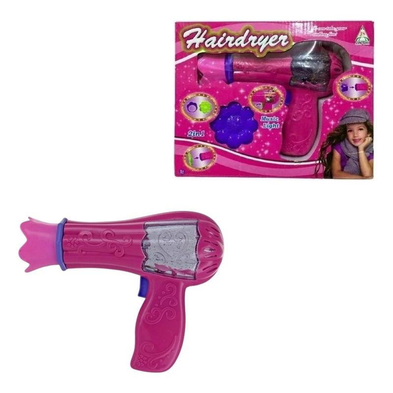 GENERICO - Secador de Pelo Juguete con Luz y Sonido para Niñas