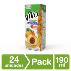 VIVO - Nectar Durazno 190 ml x 24 uni