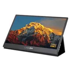 LINKON - Monitor Portatil Full HD 15.6" Multiples Conexiones