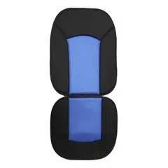 GENERICO - Funda Cubre Asiento Universal Negra con Detalles Azules