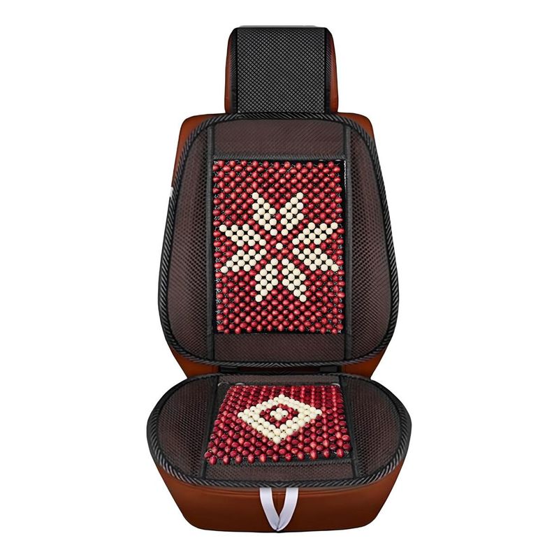 GENERICO - Cojín Lumbar Ergonómico de Madera para Auto y Oficina