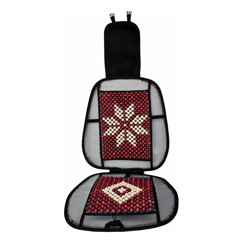 GENERICO - Cojín Lumbar Ergonómico de Madera para Auto y Oficina
