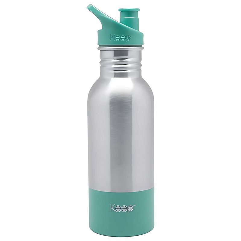KEEP - Botella Metálica Keep 600 ml Color Verde Agua - SC