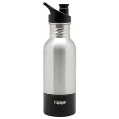 KEEP - Botella Metálica 600 ml Color Negro - SC