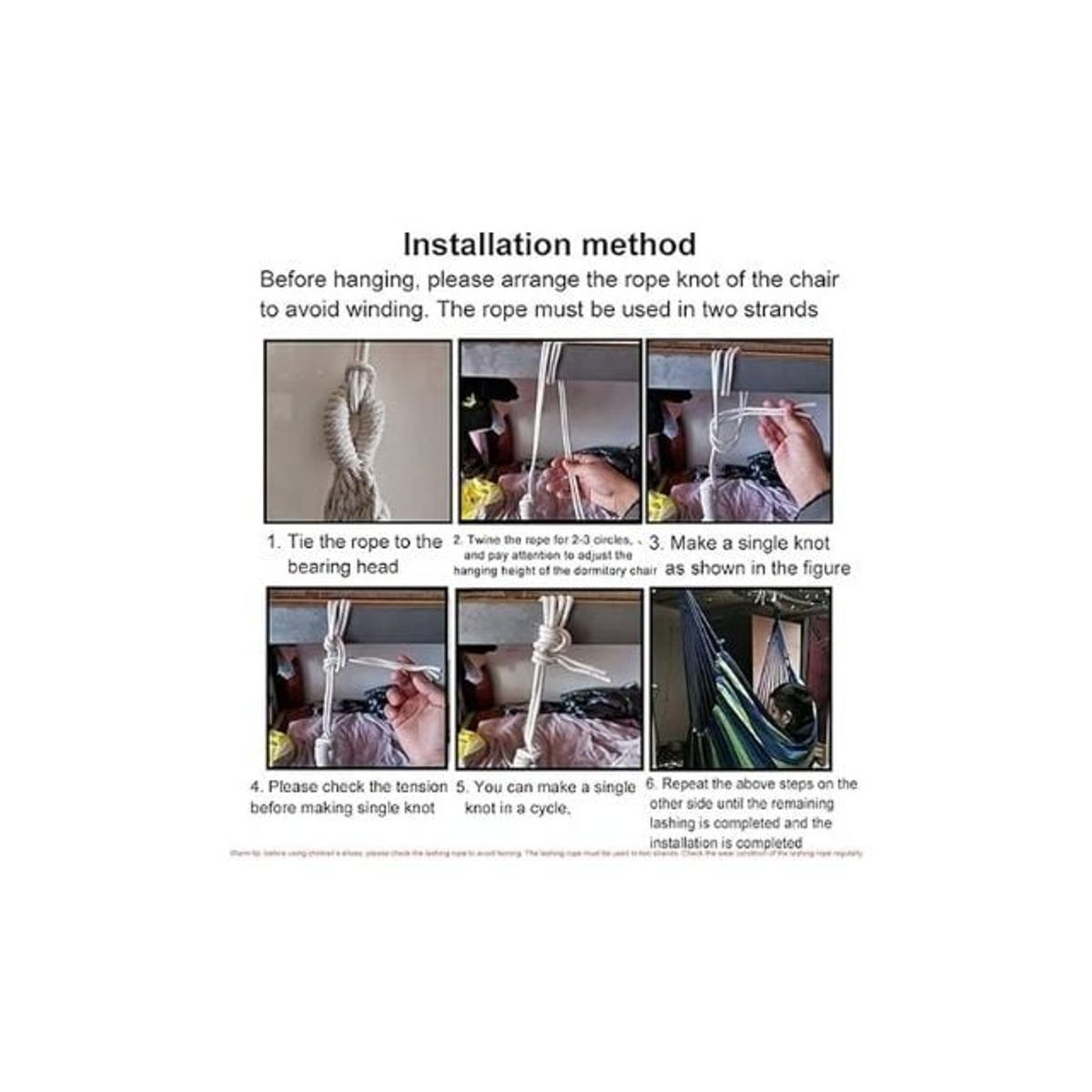 GENERICO - Hamaca Multicolor Con Almohada Doble