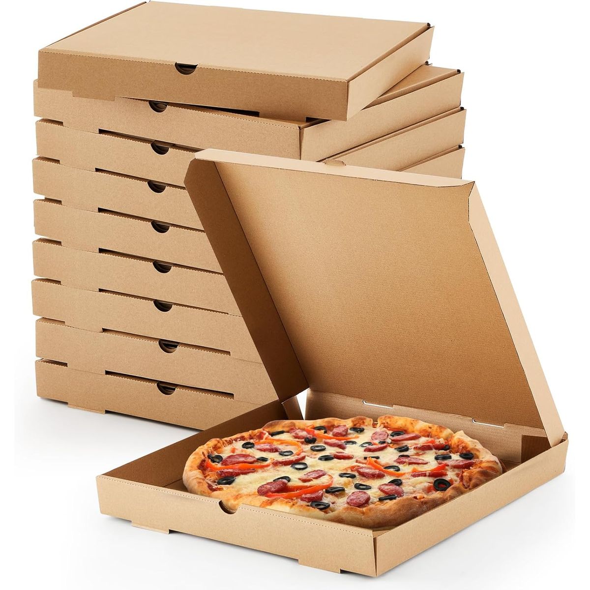 GENERICO - Caja Para Pizza Autoarmable 38x38 50 Unidades