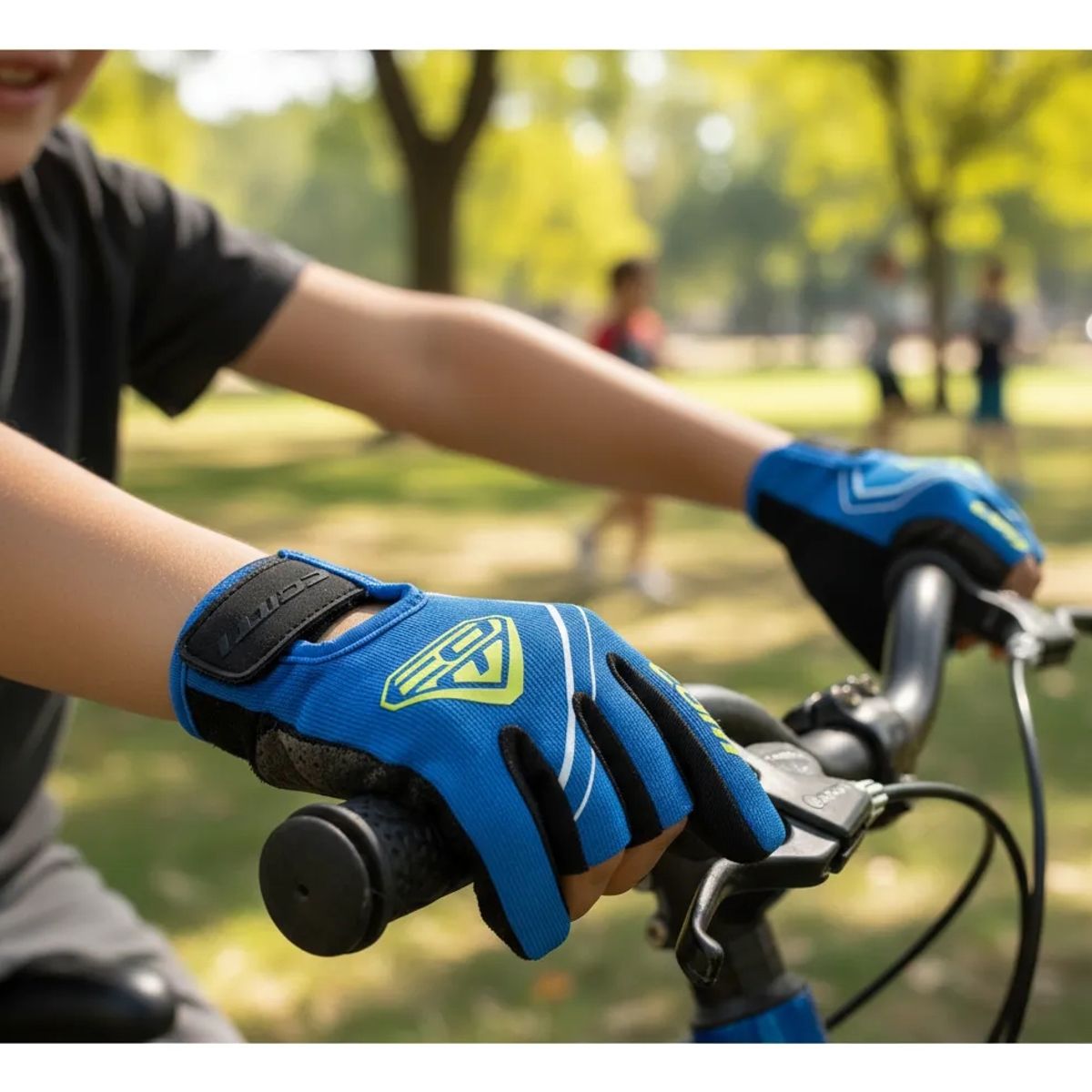 COBABY - GUANTE CICLISMO PARA NIÑOS MTB COMSPORT 6 A 8 AÑOS