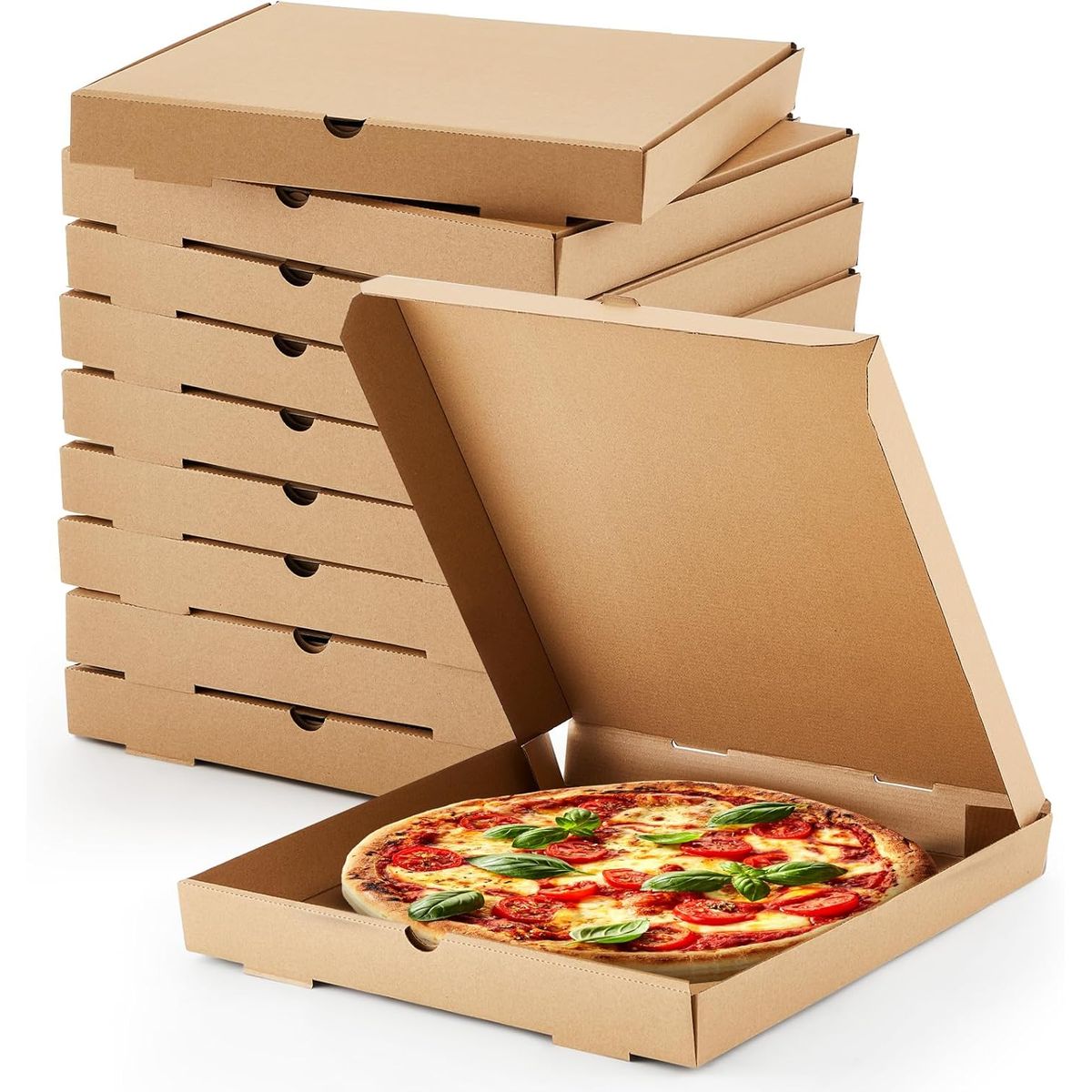GENERICO - Caja Para Pizza Autoarmable 32x32 50 Unidades