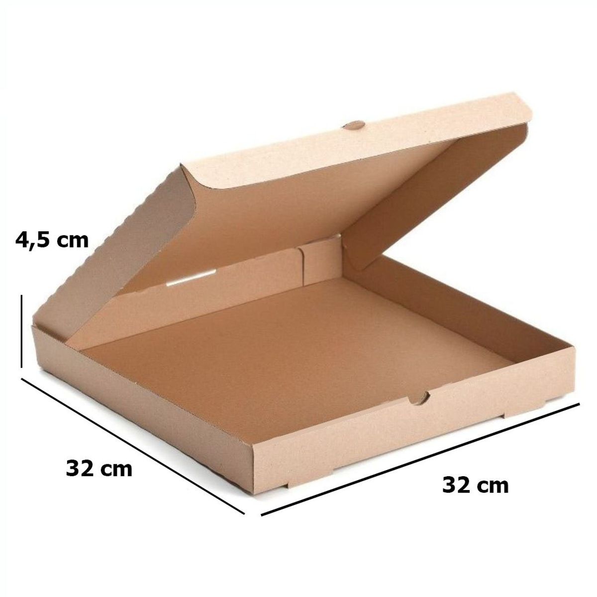 GENERICO - Caja Para Pizza Autoarmable 32x32 50 Unidades