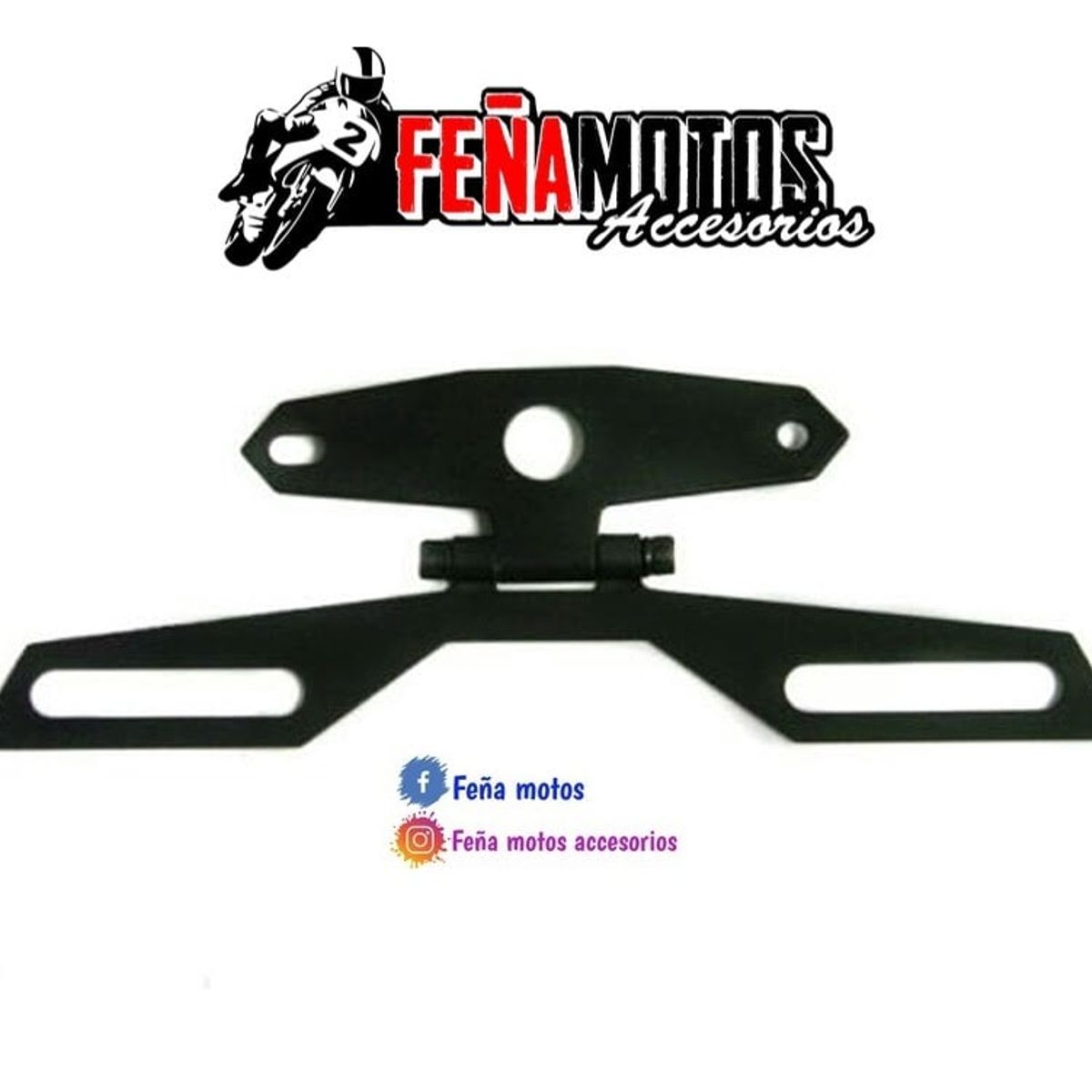GENERICO - Porta placa o Fender para motos