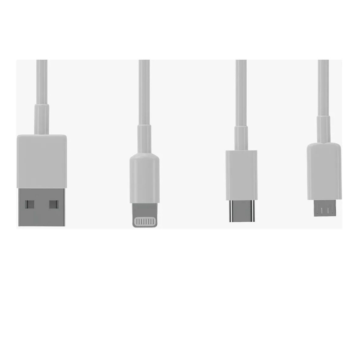 GENERICO - Cable De Carga Para Celular Carga Rápida 3 Puntas Incluidas