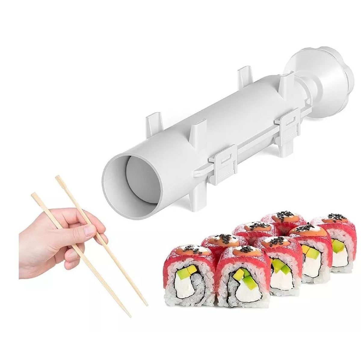 GENERICO - Maquina Para Hacer Sushi Facil Sushezi Bazooka Sushi