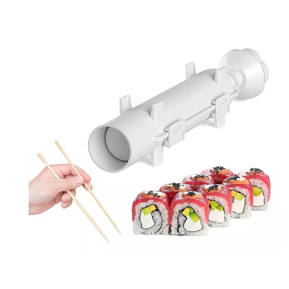 GENERICO - Maquina Para Hacer Sushi Facil Sushezi Bazooka Sushi