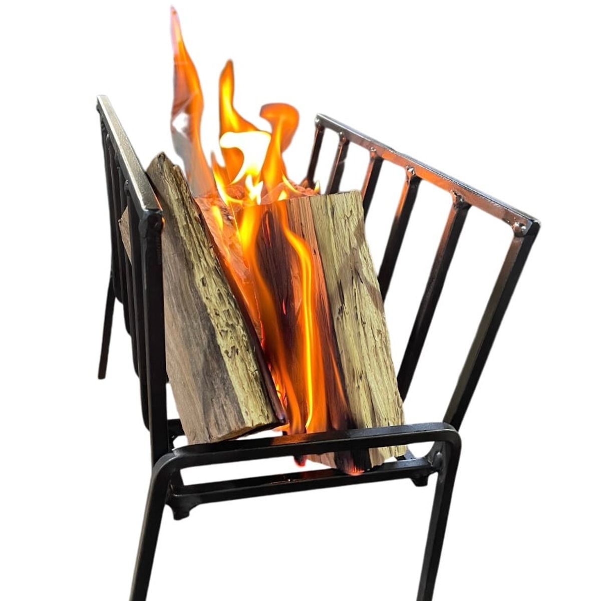 GENERICO - LEÑERO PARA QUINCHO O PARRILLA TIPO URUGUAYO  25x37