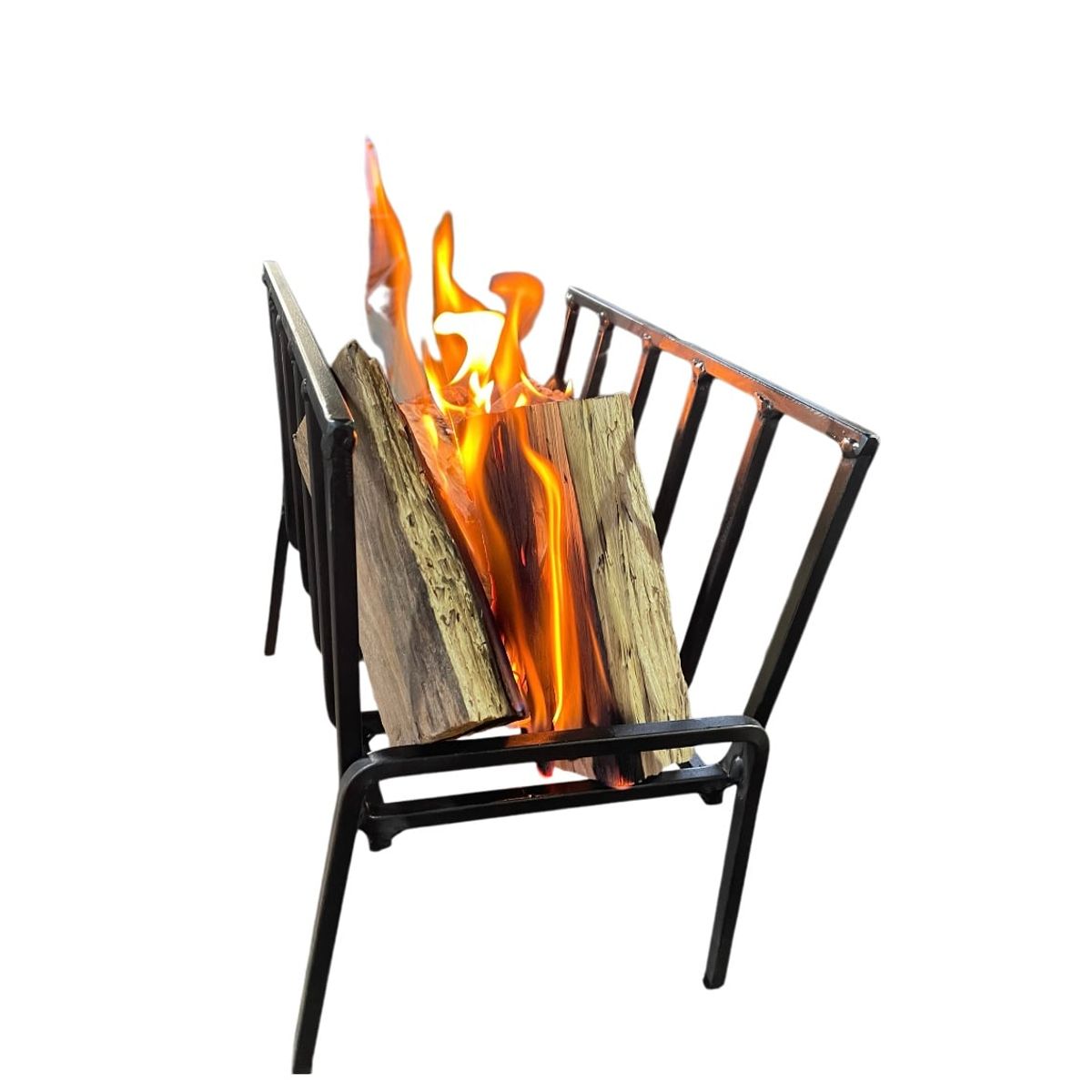 GENERICO - LEÑERO PARA QUINCHO O PARRILLA TIPO URUGUAYO  25x37