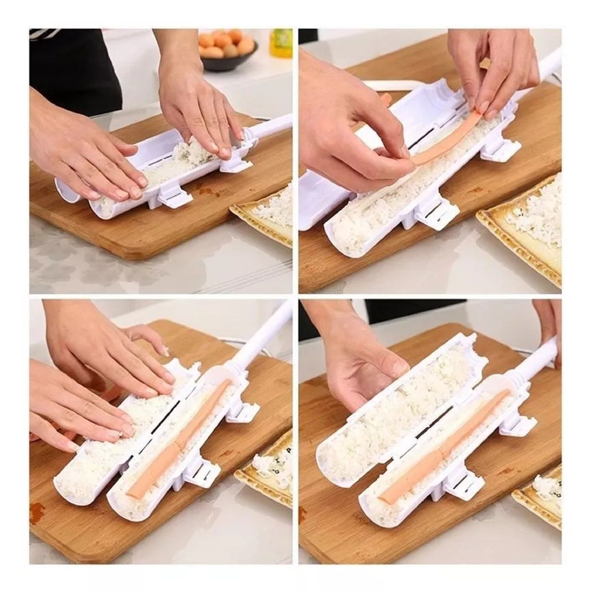 GENERICO - Maquina Para Hacer Sushi Facil Sushezi Bazooka Sushi