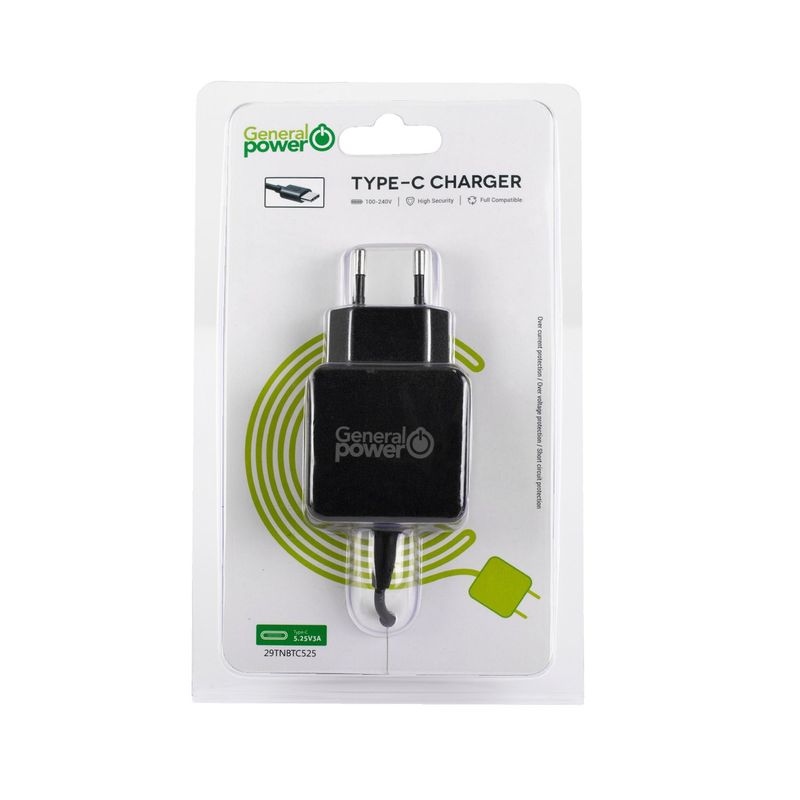 GENERAL POWER - CARGADOR USB TIPO C UNIVERSAL OPEN BOX