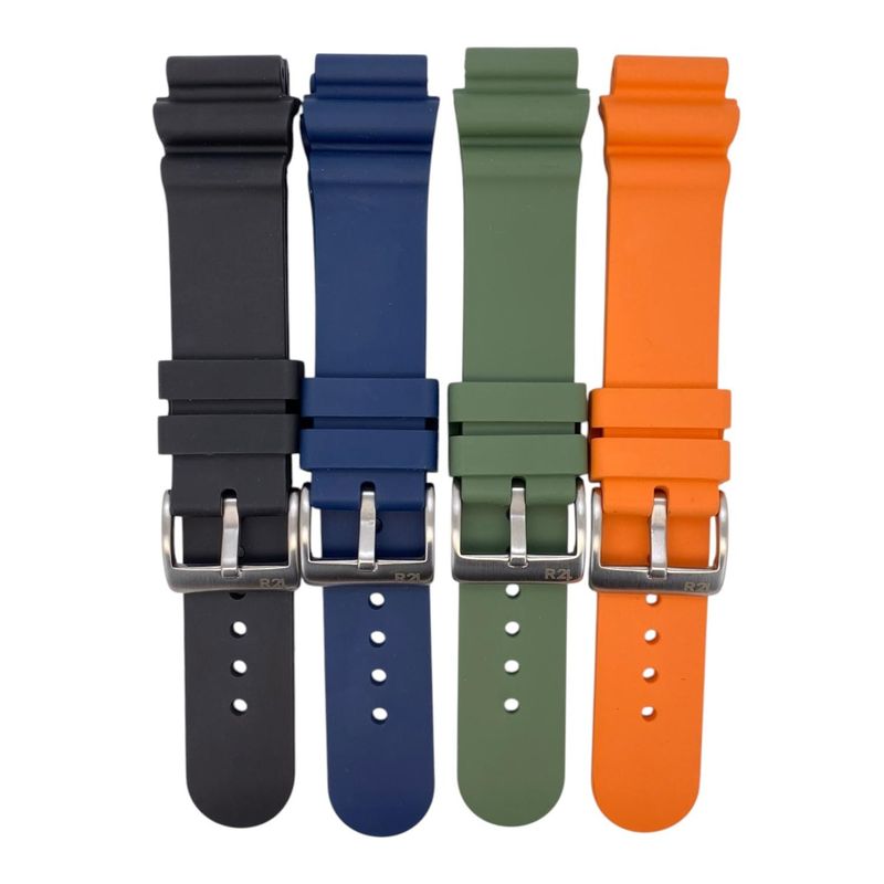 R24 - Correa Reloj Caucho Fkm R24 FJ15 Variedad Colores y Medidas