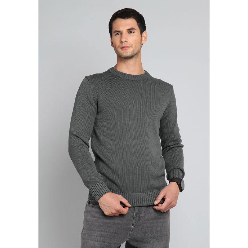 SOVIET - Sweater Cuello Redondo Stone Wash Soviet SOVIET