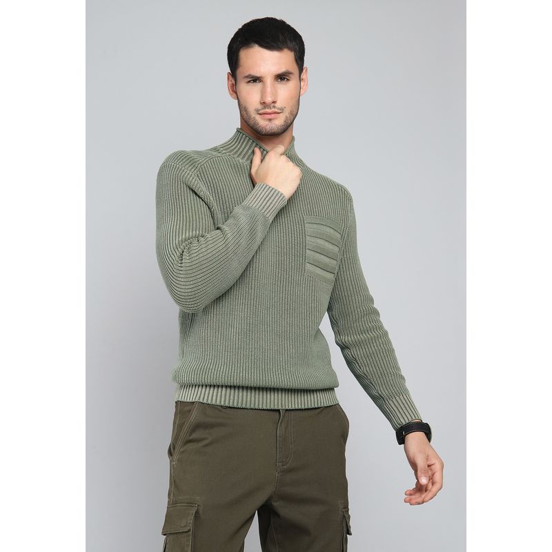 SOVIET - Sweater Texturado Stone Wash Soviet SOVIET.