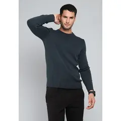 SOVIET - Sweater Cuello Redondo Stone Wash