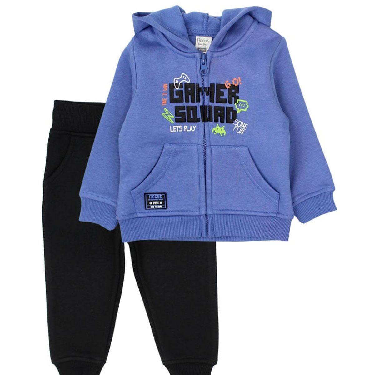 FICCUS - Buzo Bebé Niño Day To Day Azul