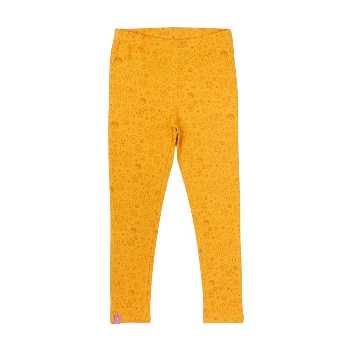 FICCUS - Leggins Kids Niña Day To Day Amarillo
