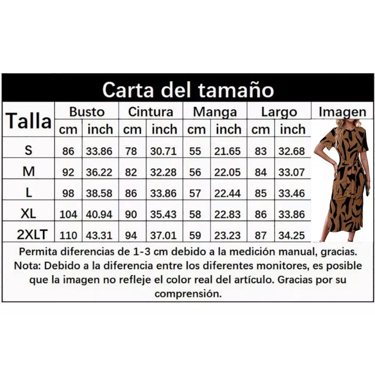 GIOIO - Vestido Mujer Negro