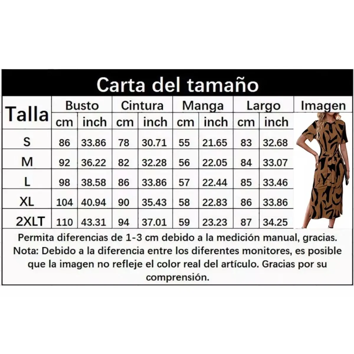 GIOIO - Vestido Mujer Negro