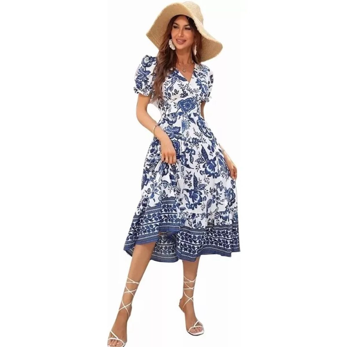 GIOIO - Vestido Mujer Azul