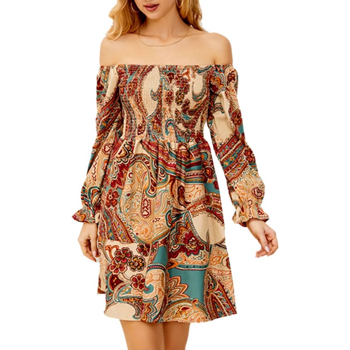 GIOIO - Vestido Mujer Beige