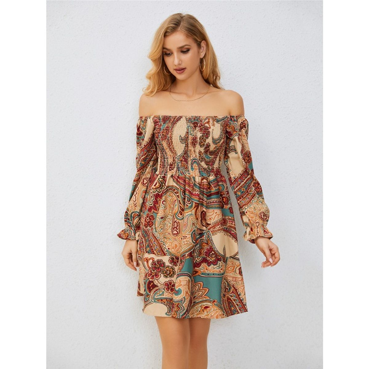GIOIO - Vestido Mujer Beige