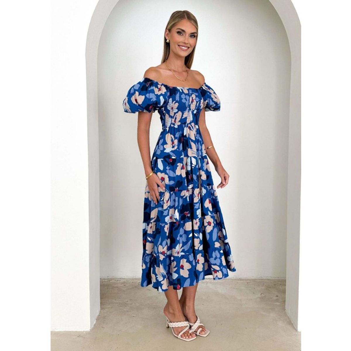 GIOIO - Vestido Mujer Azul