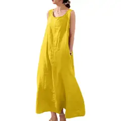 GIOIO - Vestido Mujer Amarillo
