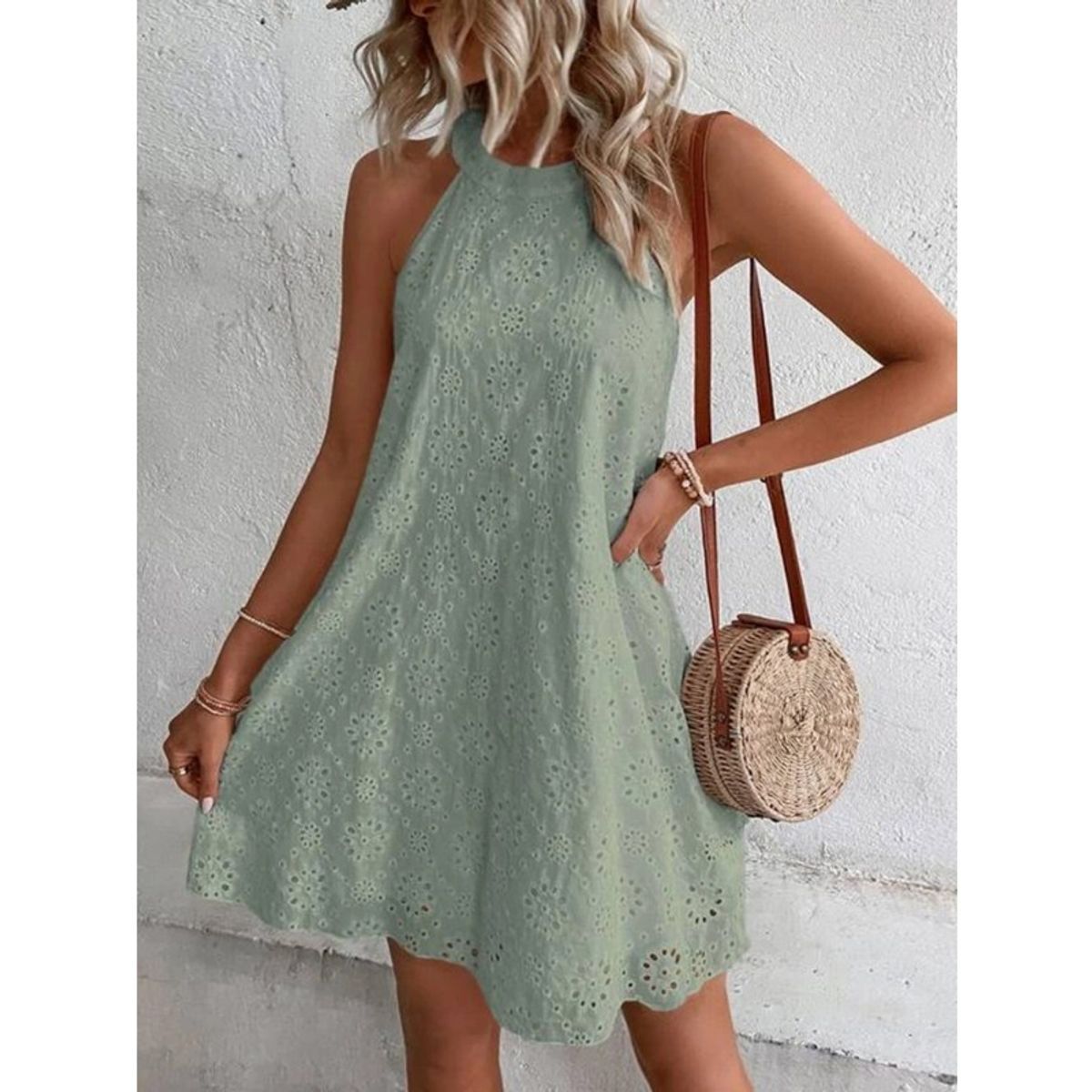 GIOIO - Vestido Mujer Verde