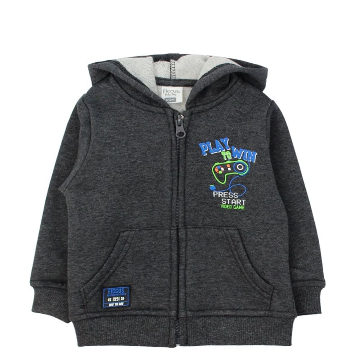 FICCUS - Polerón Bebé Niño Day To Day Gris