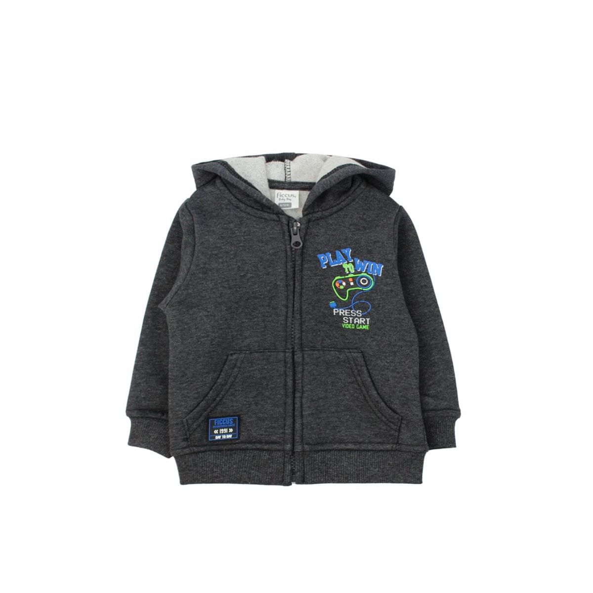 FICCUS - Polerón Bebé Niño Day To Day Gris