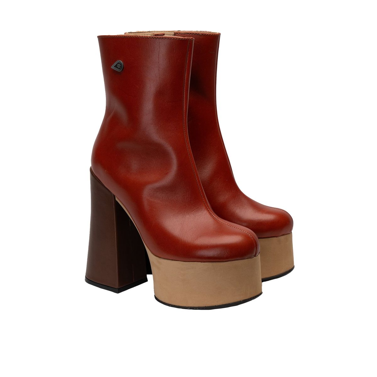 LANDAZURI - Taco Cuero Mesalina Caoba Landazuri