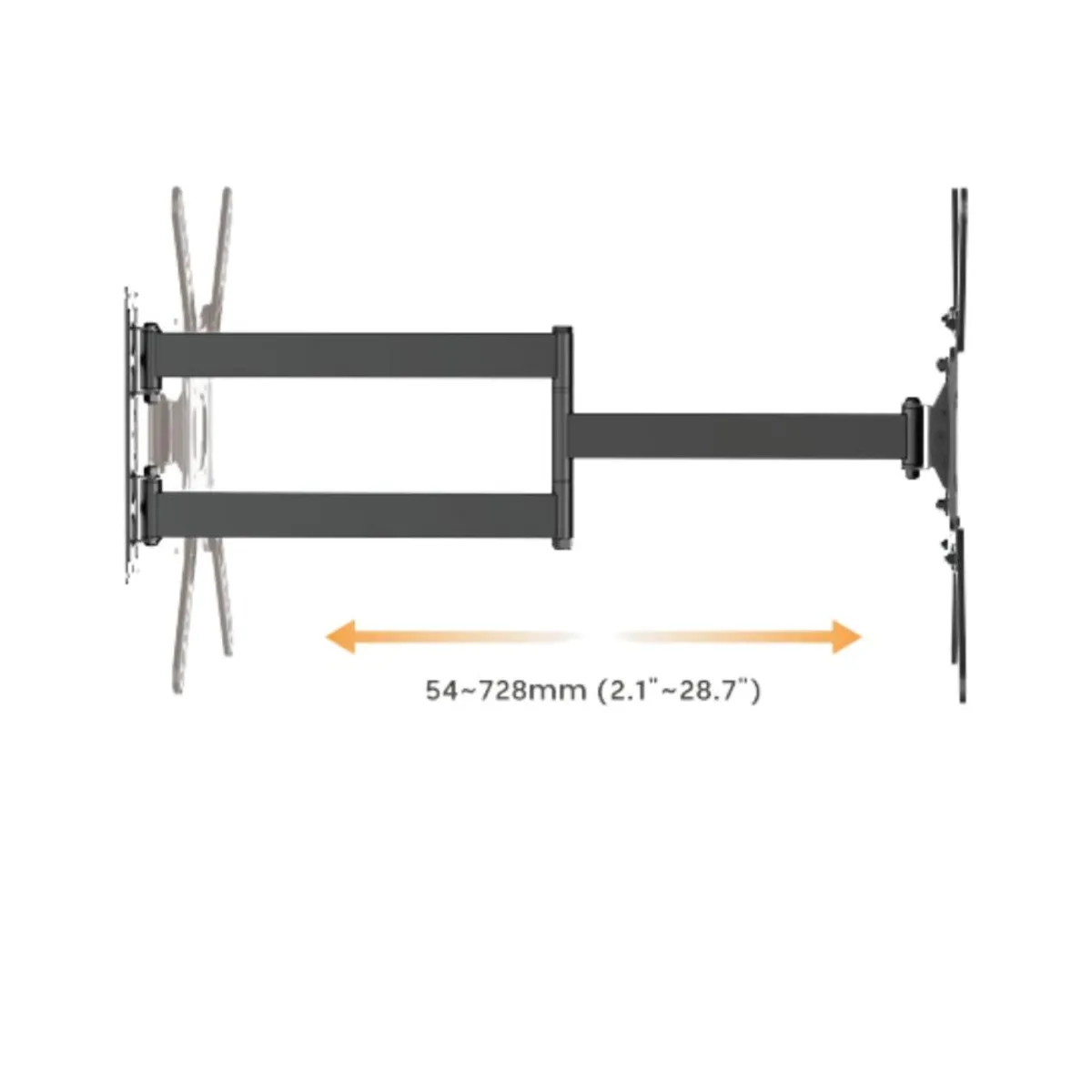 COMPRASMART CHILE - Soporte TV con Brazo Extra Largo 23-65 Hasta 35 KG